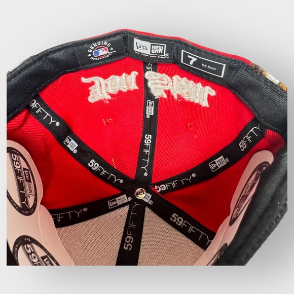 Red NEW YORK Yankees x Jon Stan Size 7 NEW WITH TAGS - Picture 7 of 8